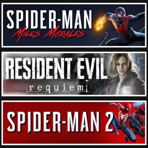 Miles +RE Requiem +Spider Man 2